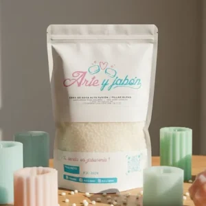 Cera de Soya Alta Fusión 1 Kilo