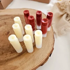 Envase Lisptick (Blanco, Transparente)