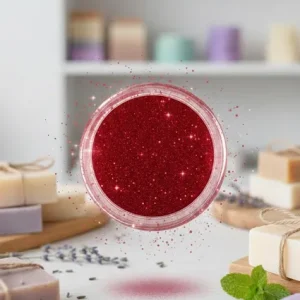 Mica Cosmética Rojo Rubí