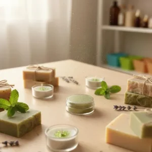 Mica Cosmética Verde Oliva