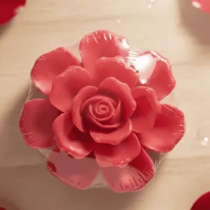 Molde Rosa Efecto Marmoleado