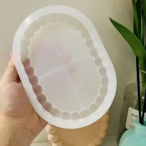 Molde Bandeja Ovalada con Burbujas