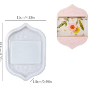 Molde Bandeja con Flores