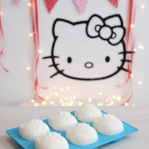 Molde Caras de Hello Kitty 6 Cavidades