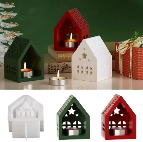 Molde Casita Con Estrellas