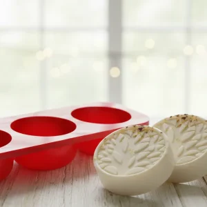 Molde Circular con Relieve 3 Cavidades