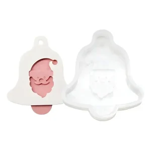 Molde Colgante Cara de Papa Noel