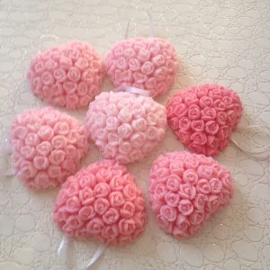 Molde Corazón con Rosas