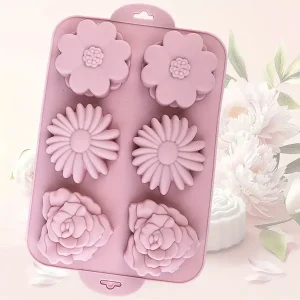 Molde Corazón y Flores