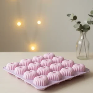 Molde Corazones Medianos con Relieve de 12 Cavidades