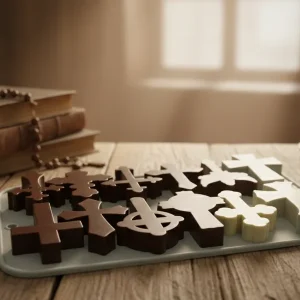 Molde Cruces Variadas 12 Cavidades