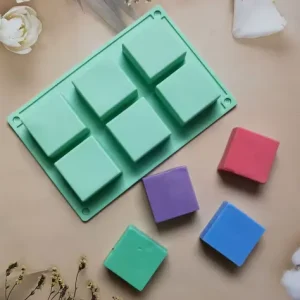 Molde Cuadrado 6 Cavidades