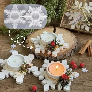 Molde Doble Copo de Nieve