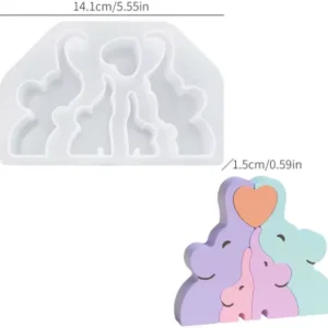 Molde Familia de Elefantes