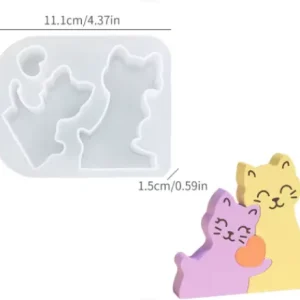 Molde Familia de Gatos