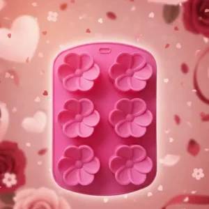 Molde Flor Tarta 6 Cavidades