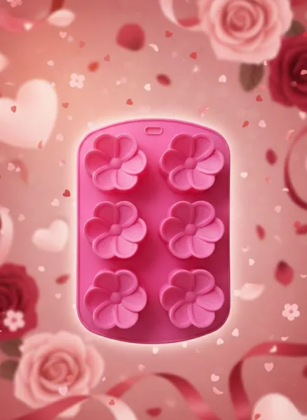 Molde Flor Tarta 6 Cavidades