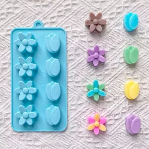 Molde Recuerdos Flor y Tulipan