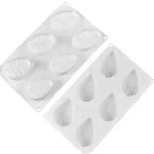 Molde Hojas 6 Cavidades