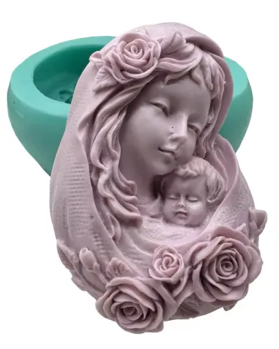 Molde Mamá e Hijo Ovalado