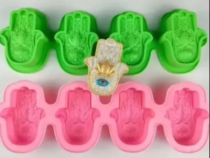 Molde Mano de Fátima 4 Cavidades