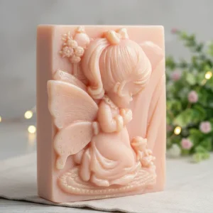 Molde Niña Rezando Cuadrado