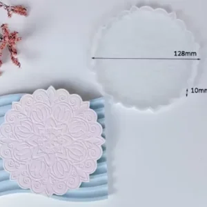 Molde Portavasos Forma de Mandala