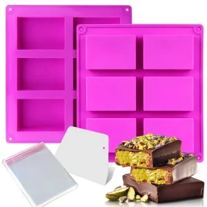 Molde Rectangular de 6 Cavidades