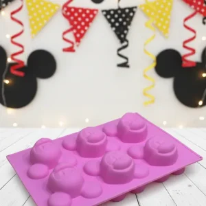 Molde de Caras Mickey 6 Cavidades