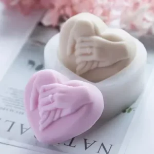Molde Corazón Manos de Novios