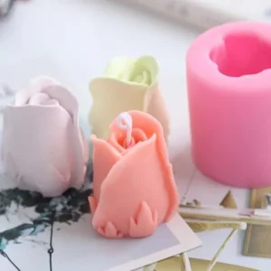 Molde Rosas con 3 Hojas