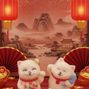 Molde Gatitos de la Suerte