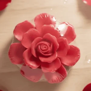 Molde Rosa Efecto Marmoleado
