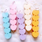 Molde 5 corazones