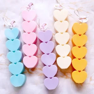Molde 5 corazones