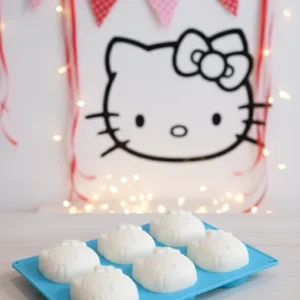 Molde Caras de Hello Kitty 6 Cavidades