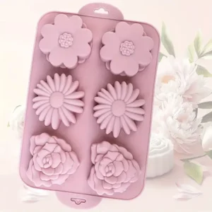 Molde Corazón y Flores