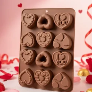 Molde Corazones con Relieve