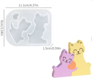 Molde Familia de Gatos