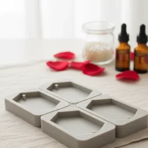 Molde Hexagonal Alargado 4 Cavidades