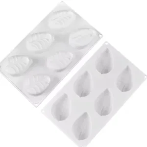 Molde Hojas 6 Cavidades