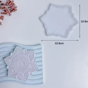 Molde Mandala Forma Rosas
