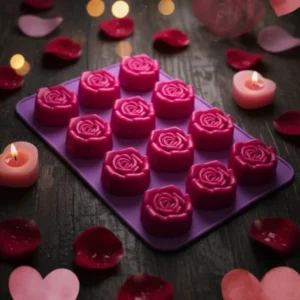 Molde Rosas 12 Cavidades
