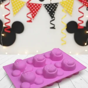Molde de Caras Mickey 6 Cavidades