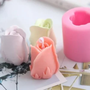 Molde Rosas con 3 Hojas
