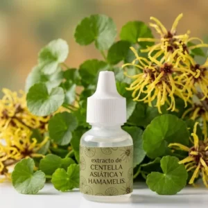 Extracto de Centella Asiática y hamamelis