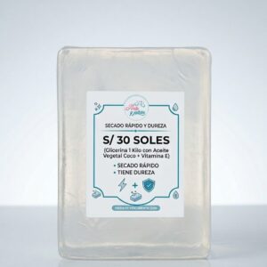 Glicerina Tranparente Secado Rapido